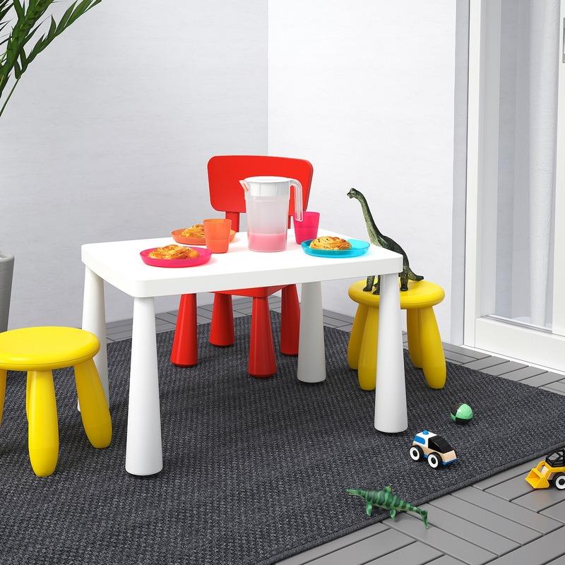 میز مستطیلی کودک ایکیا مدل IKEA MAMMUT 